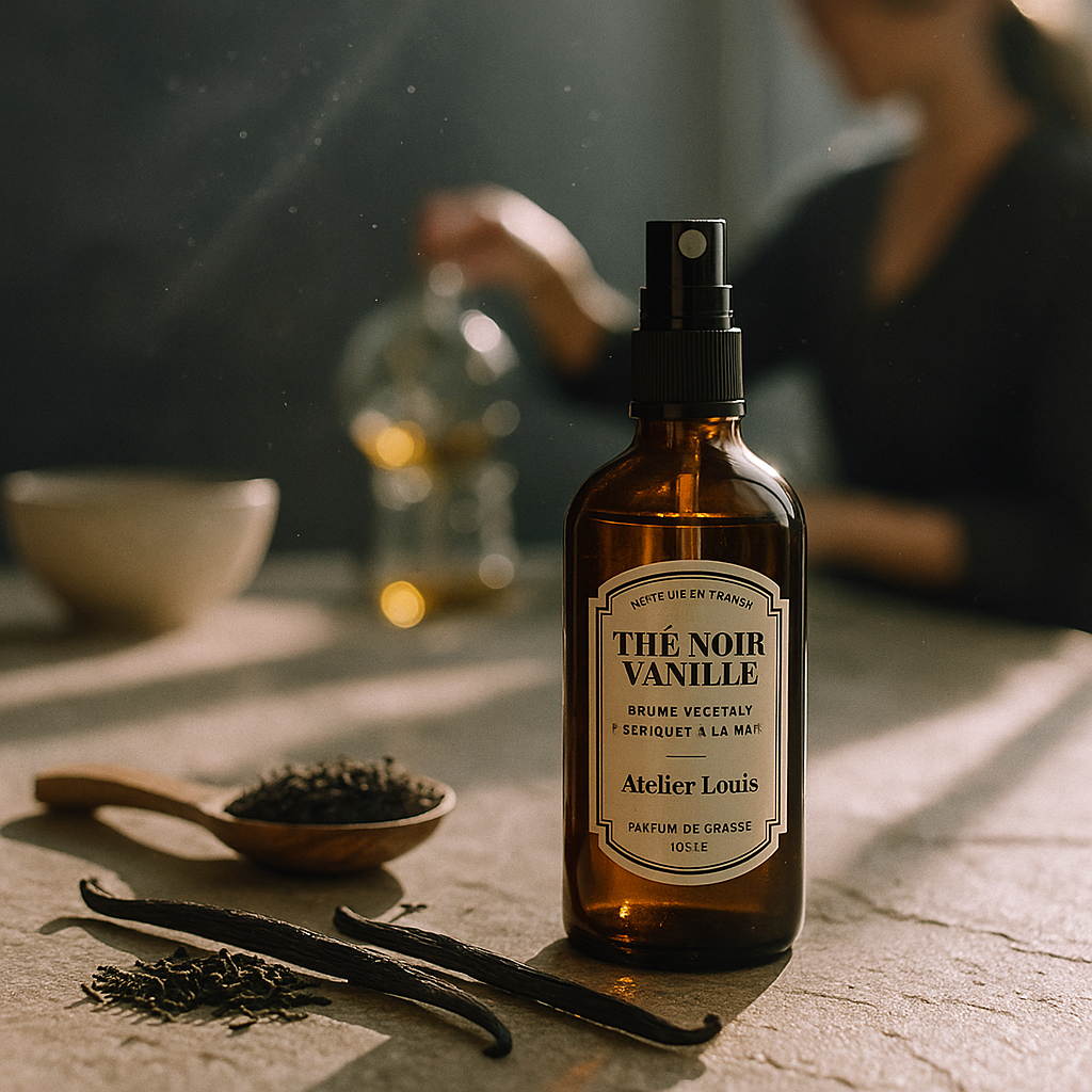 Brume végétale Thé Noir & Vanille: 100ML