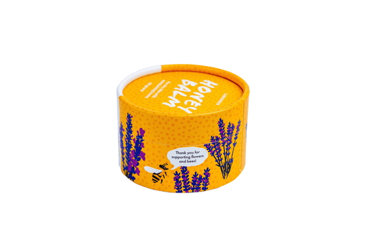 Baume BIO au miel dans un emballage en papier - Version anglaise