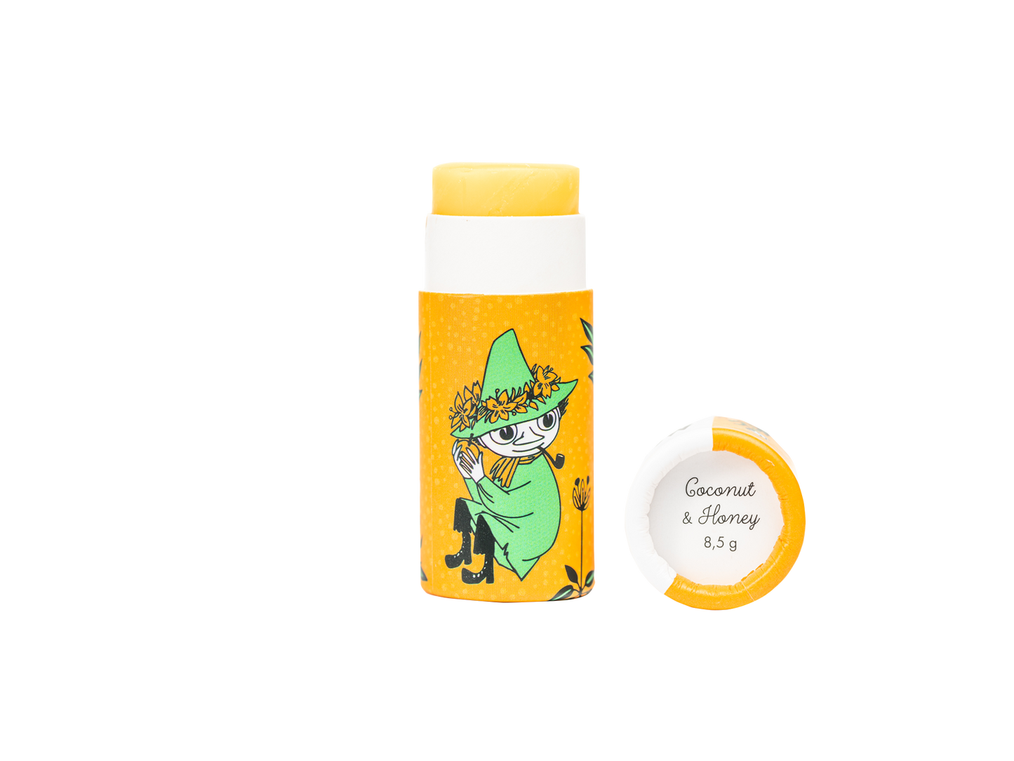 Baume à lèvres à la cire d'abeille avec noix de coco et miel Bio