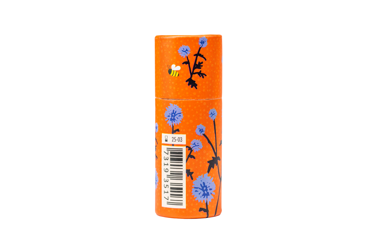 Baume à lèvres à la Cire d'abeille - Goût Orange - en emballage papier