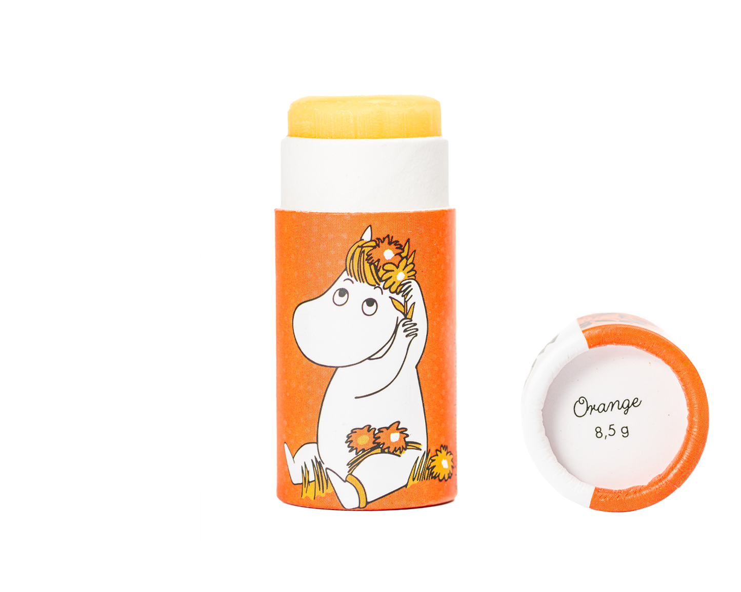 Baume à lèvres au goût d'orange Moomin - Gustaf och Linnea / Naturel