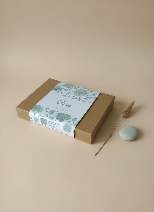 Ünoë Box - À plat avec décor sobre