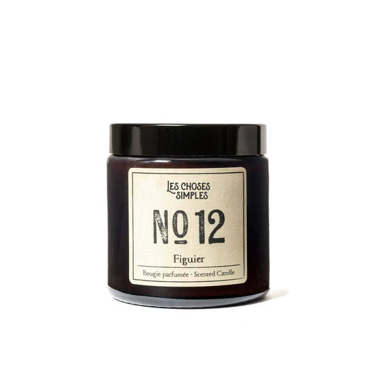 Petite bougie parfumée à la cire de soja - N° 12 (fig.)