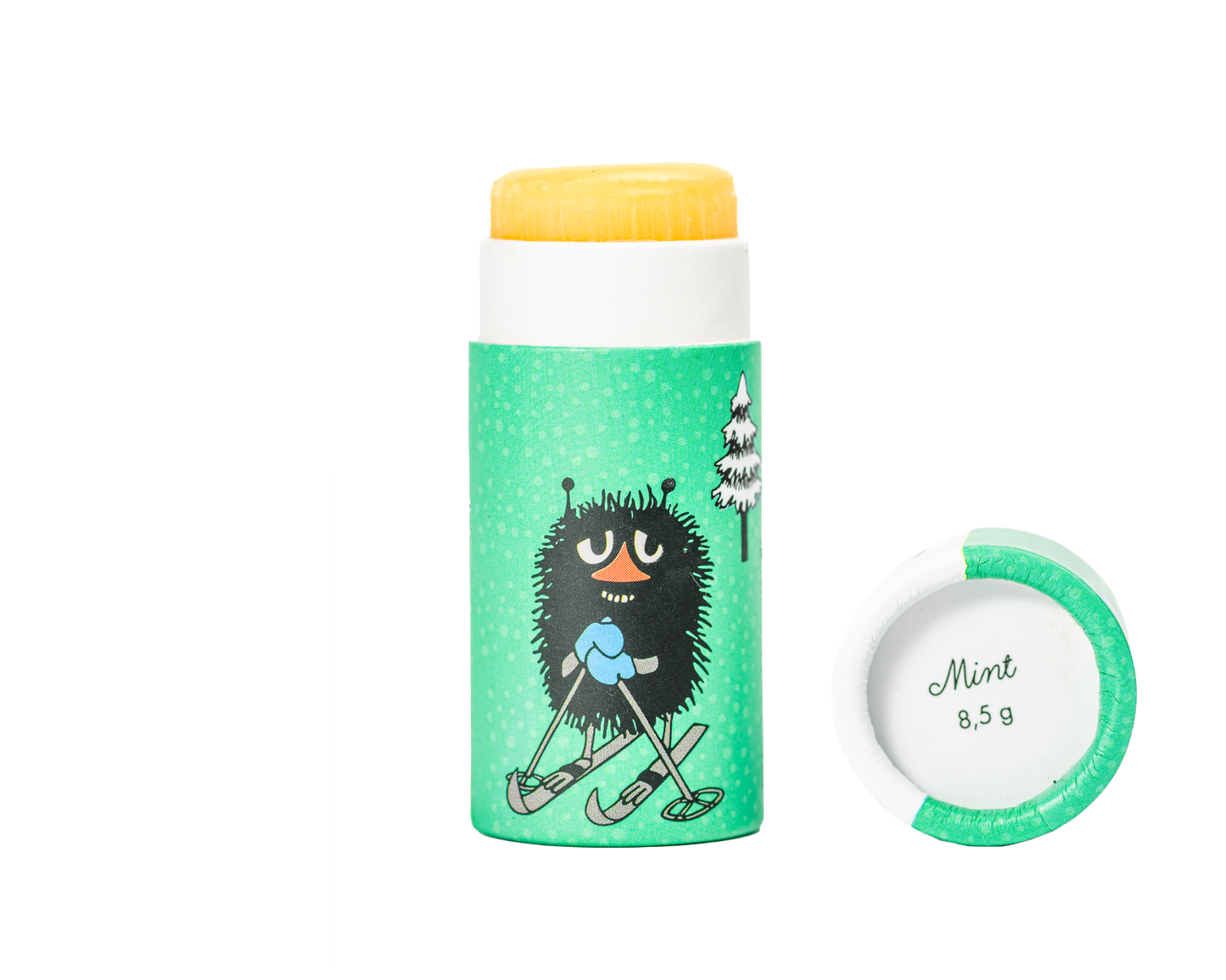 Baume à Lèvres Goût Menthe Moomin - Gustaf och Linnea | Cire d'Abeille Bio
