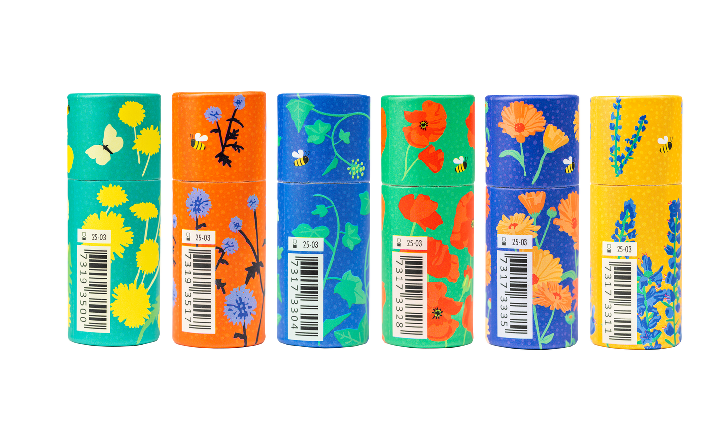Baume à lèvres à la Cire d'abeille - Goût Orange - en emballage papier