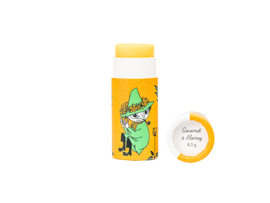 Baume à lèvres à la cire d'abeille avec noix de coco et miel Bio