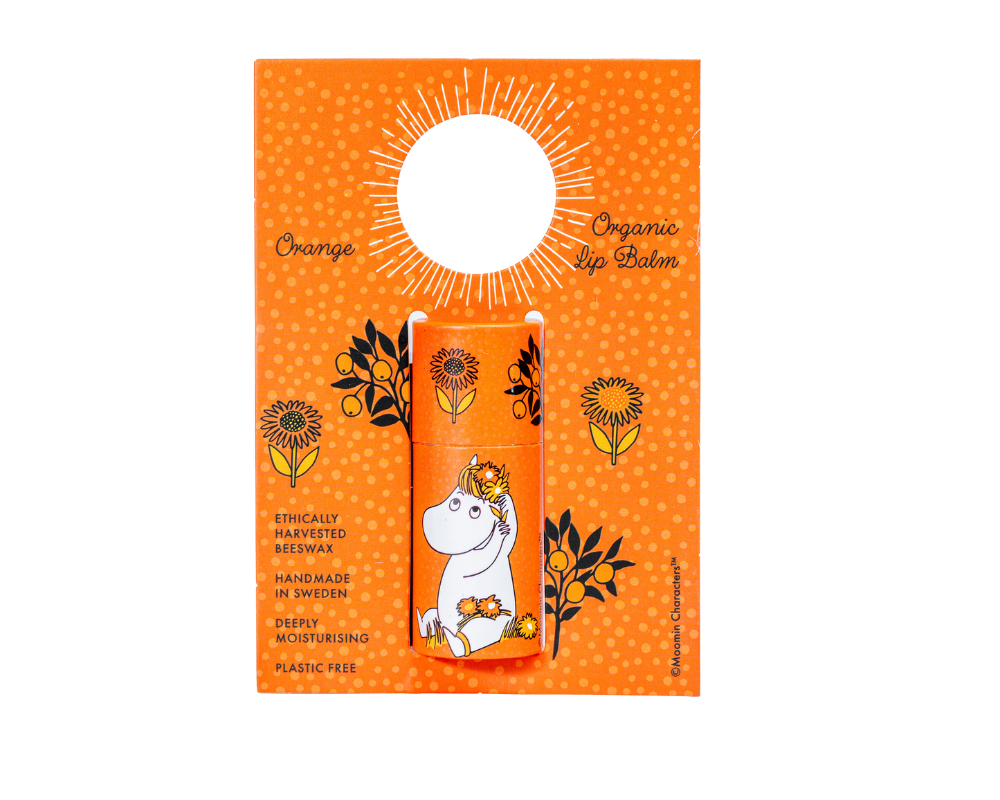 Baume à lèvres au goût d'orange Moomin - Gustaf och Linnea / Naturel
