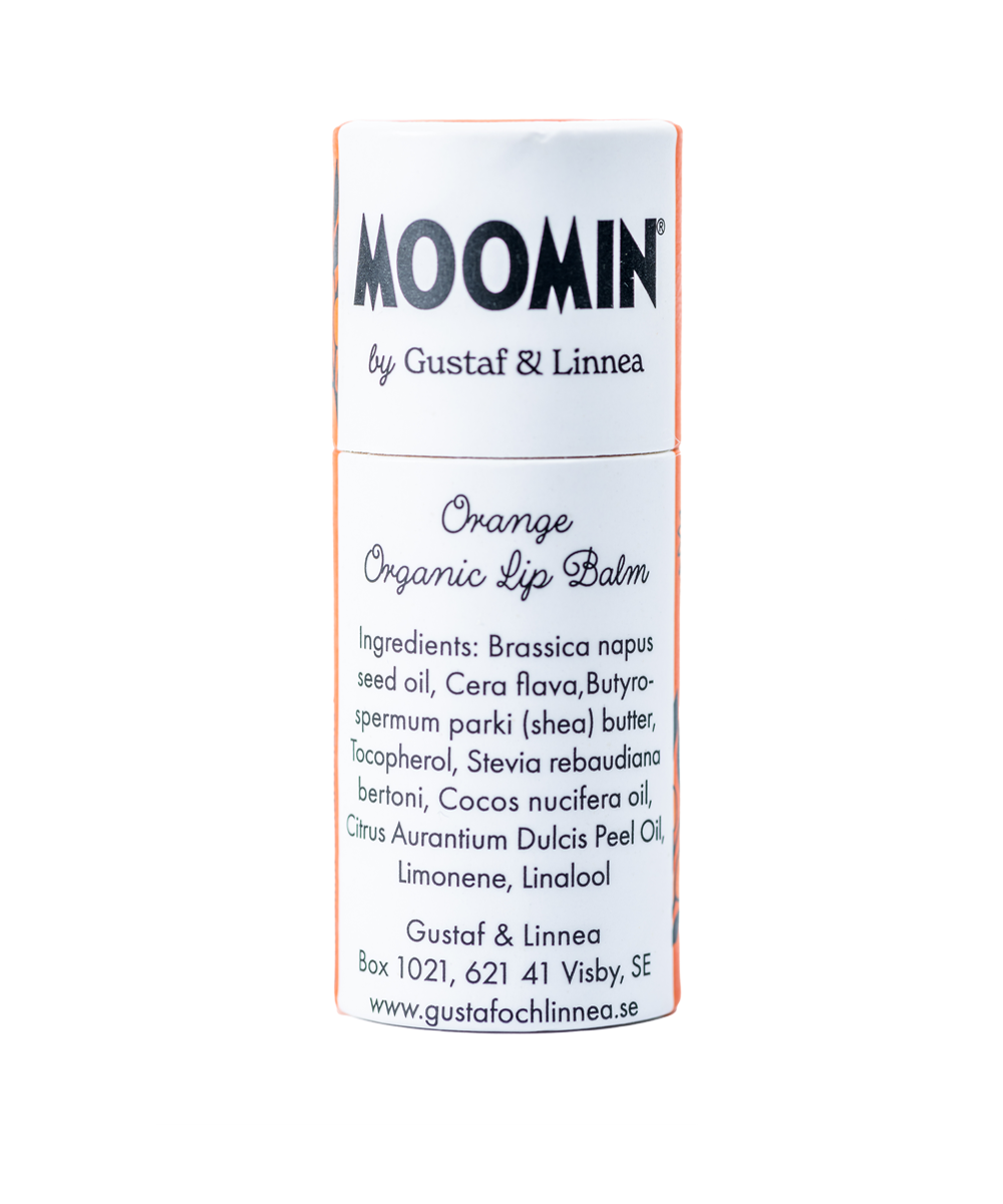Baume à lèvres au goût d'orange Moomin - Gustaf och Linnea / Naturel