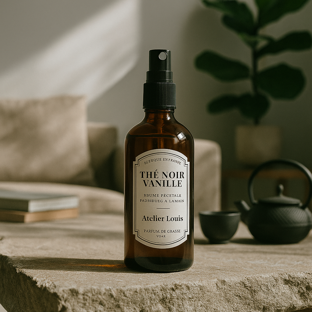 Brume végétale Thé Noir & Vanille: 100ML
