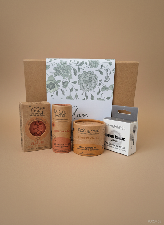 Box Roche Mana sur fond marron clair