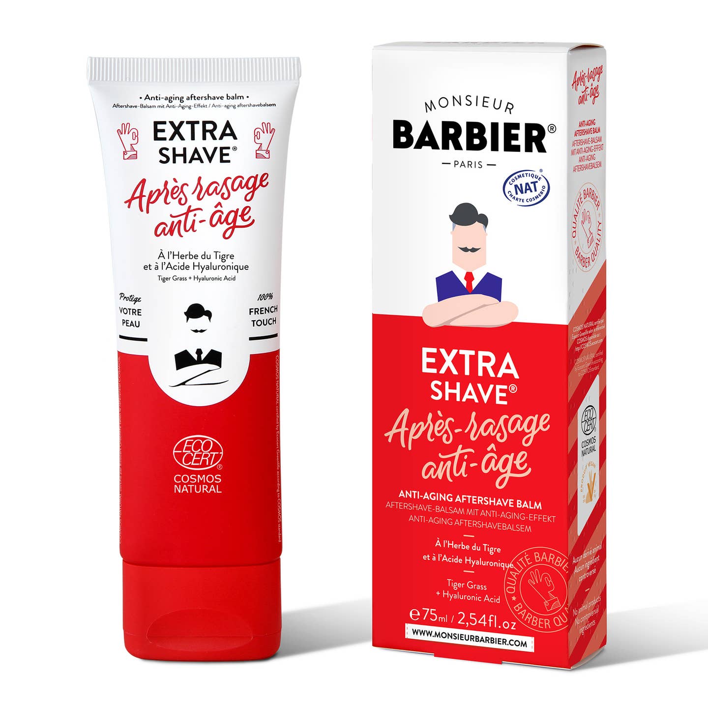 Baume Après-Rasage Bio Anti-Âge Extra Shave - Monsieur Barbier - 75ml